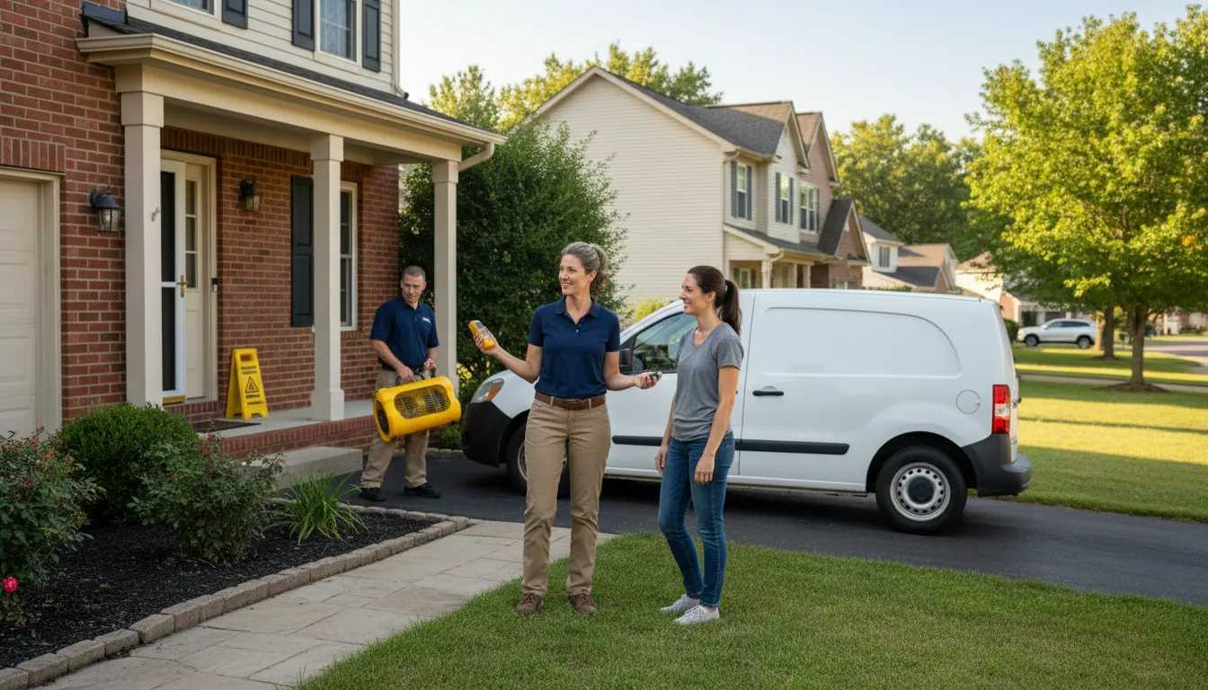 Residential water damage restoration in Burrillville, RI